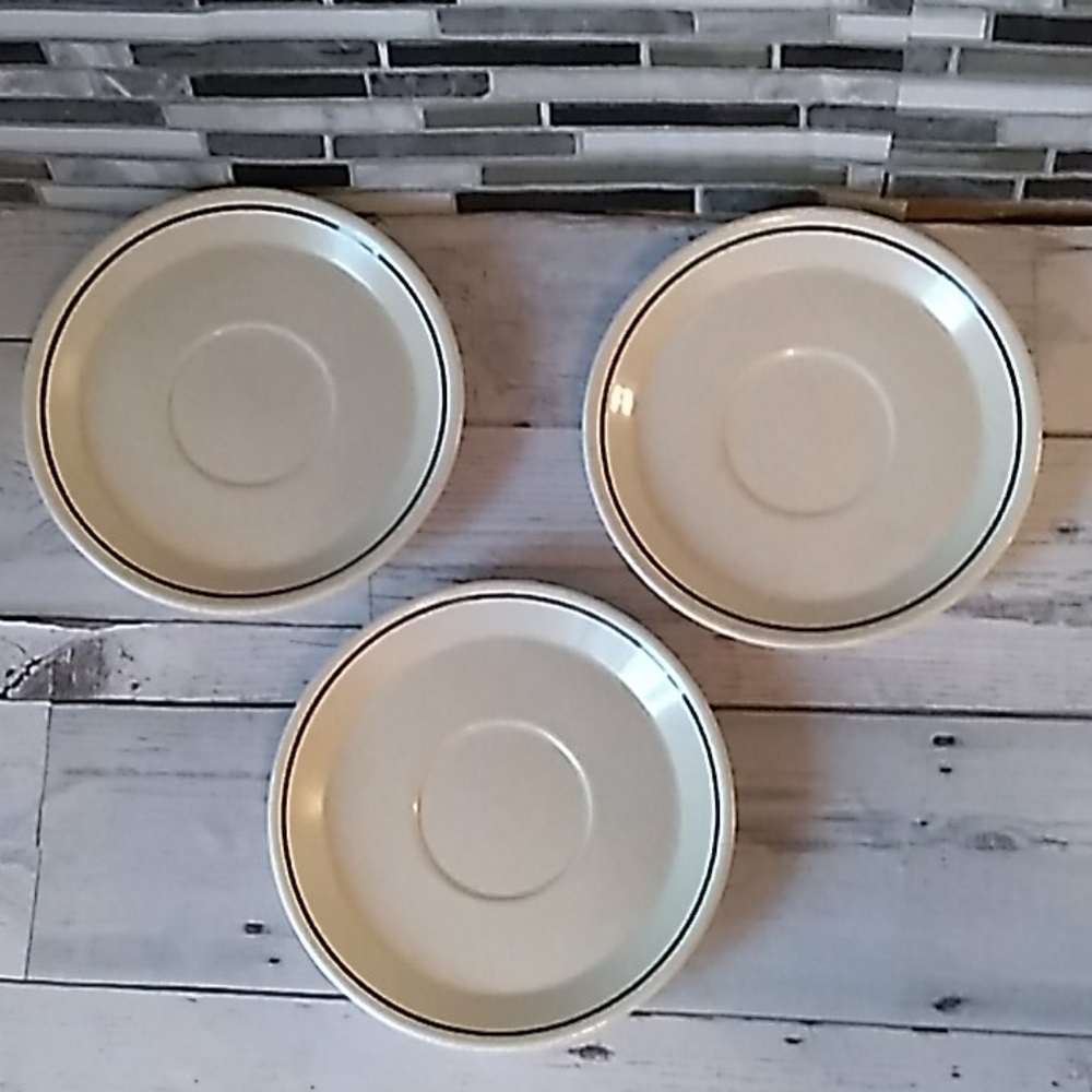 Temperware by Lenox Staccato 3 saucers